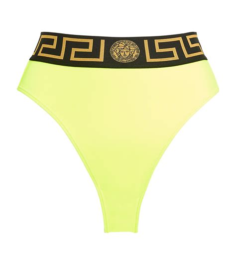 yellow versace swimsuit|versace bikinis.